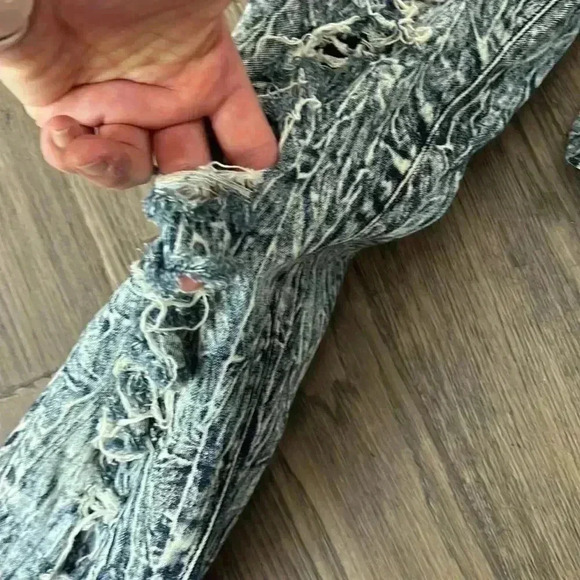 APHRODITE | Destroy wash ripped style overalls - Picture 5 of 11